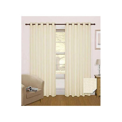 1pics 1.5M Cream Curtain WITH 1.5M White heavy Sheers