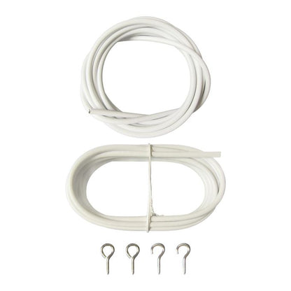 Curtain Window Cord Cable (1.5 Meters  long) + 10 Free Hooks